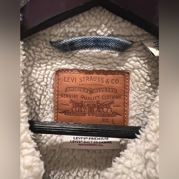 Levi’s  Denim Sherpa lined Jacket - Picture 4 of 6